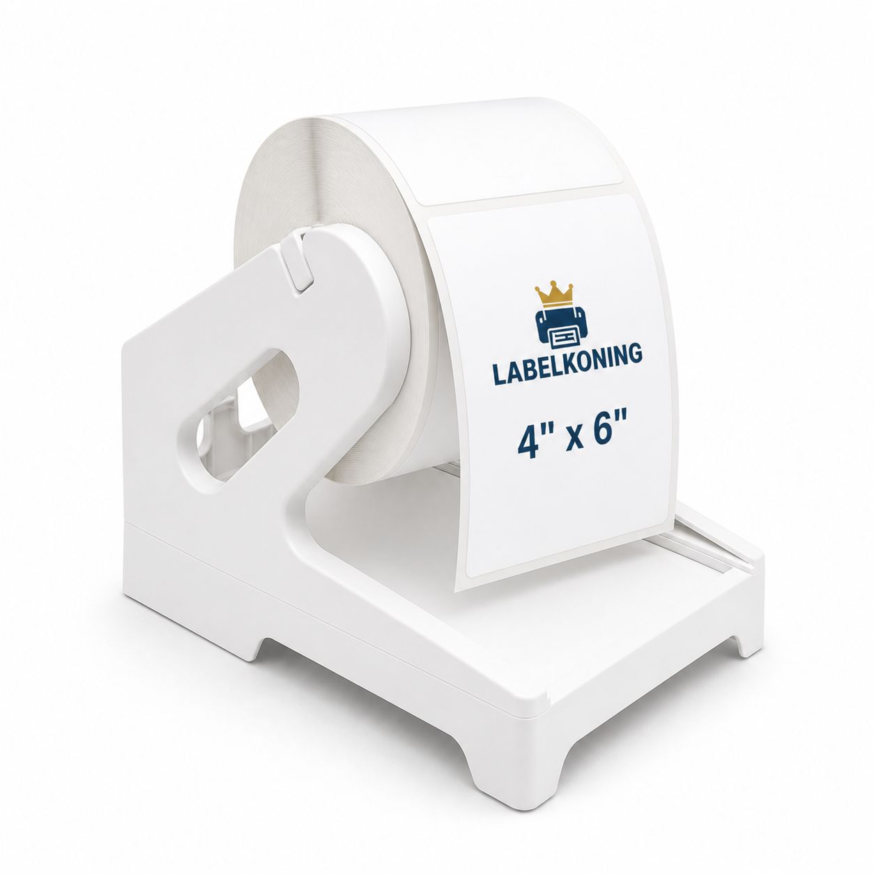 Witte labelhouder 10x15 cm verzendlabels rol houder voor webshop verzending