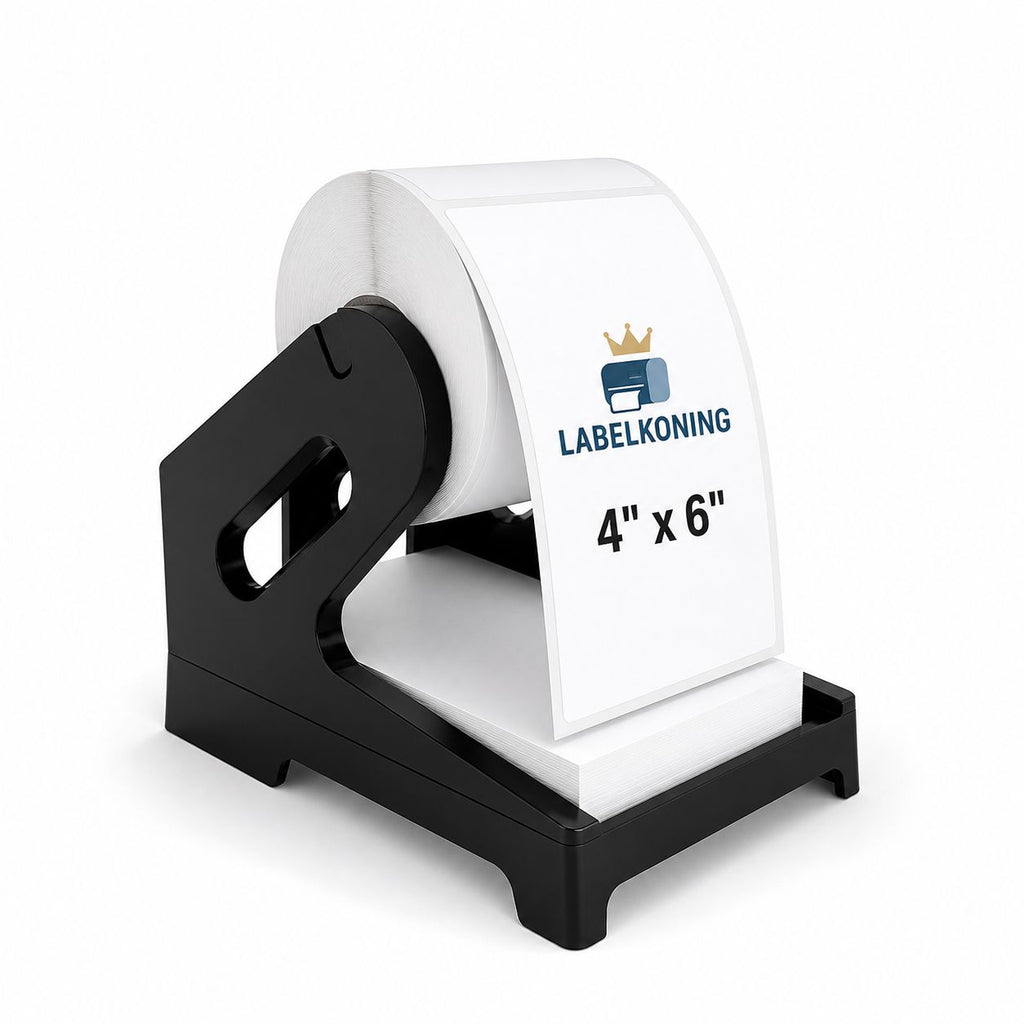 Zwarte labelhouder 10x15 cm voor verzendlabels DHL PostNL webshop labelhouder